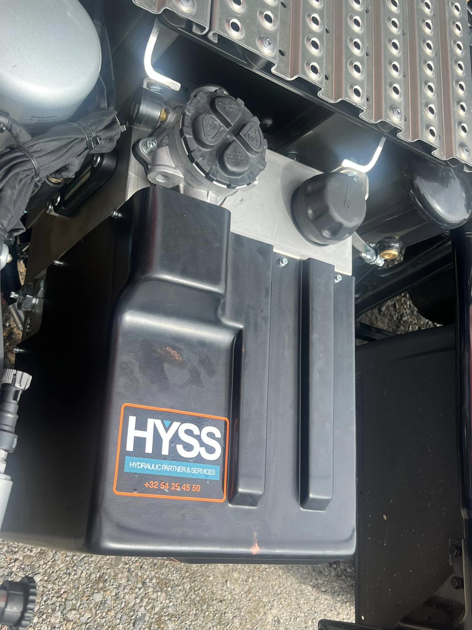 Hydraulische set met een hydrafan systeem