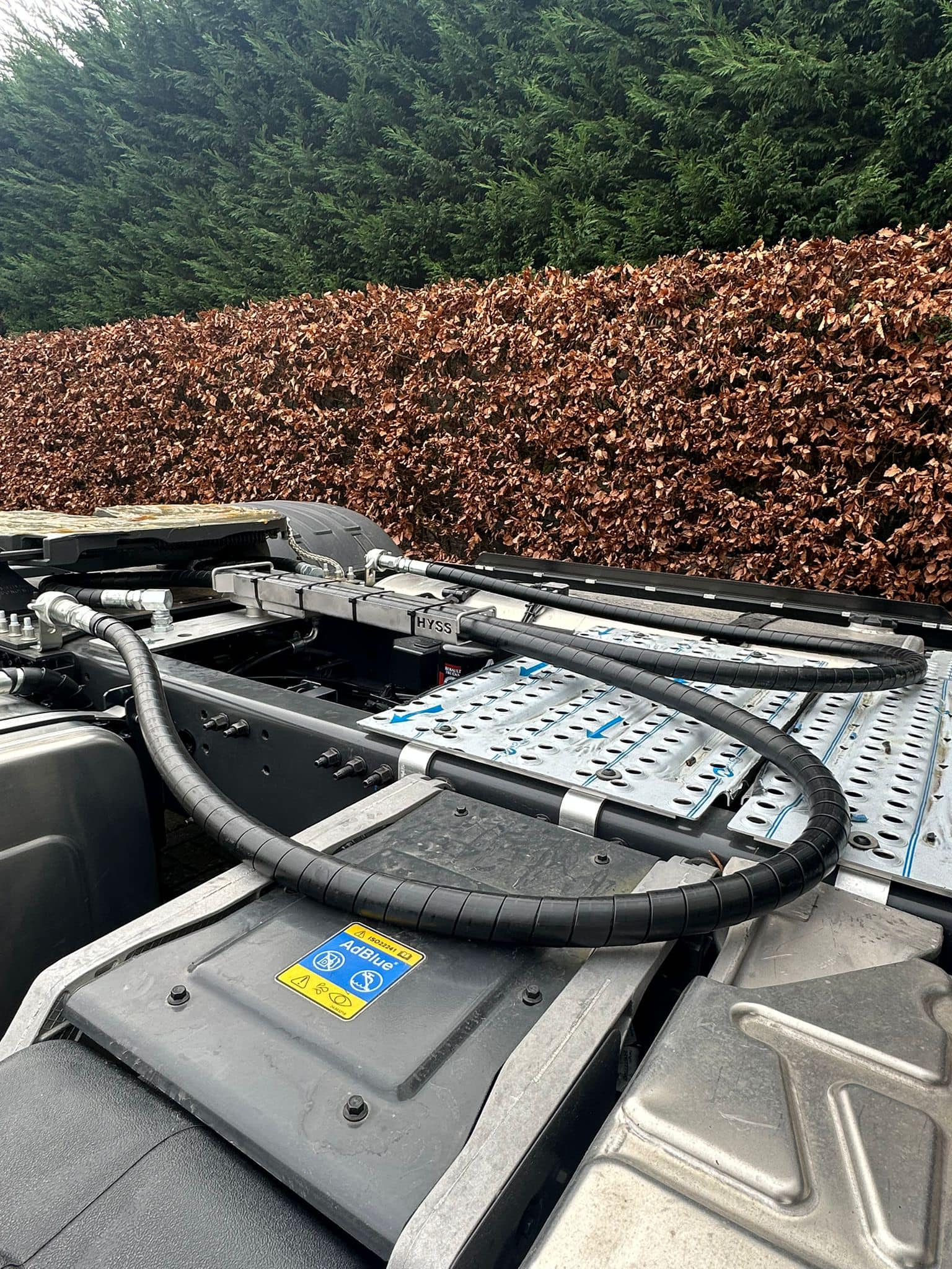 HYSS installatie op een Renault T